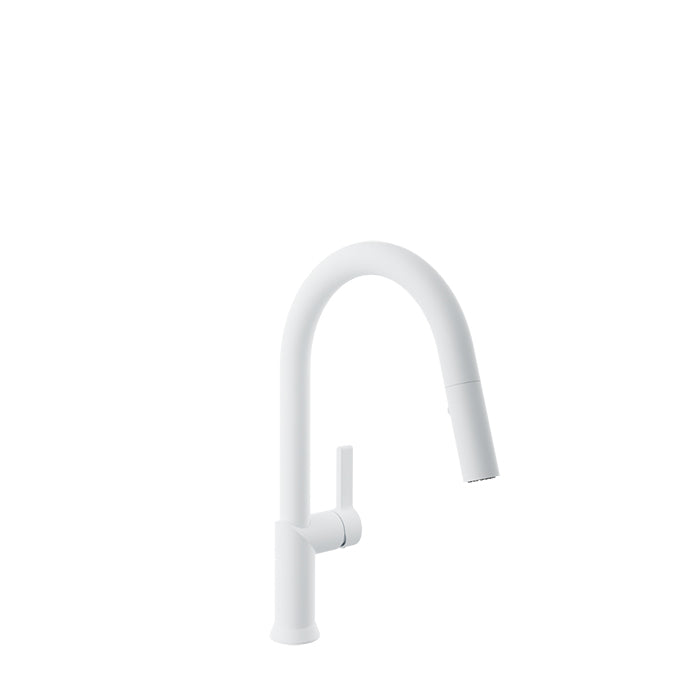 Baril Single-hole kitchen faucet with 2-function pull-down spray