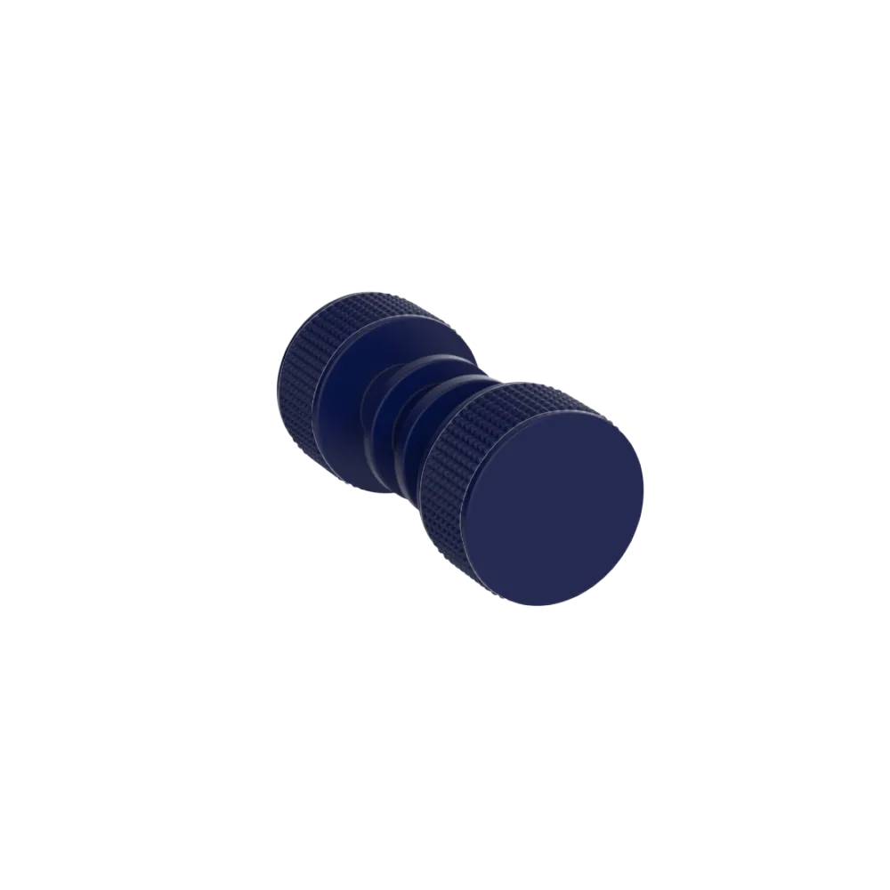 Rubinet Shower Door Knob (set) Midnight Blue
