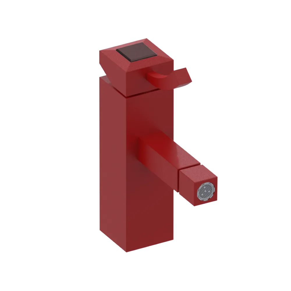 Rubinet Single Control Bidet Fitting (less drain) Maroon