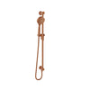 Baril 3-spray sliding shower bar with built-in supply elbow