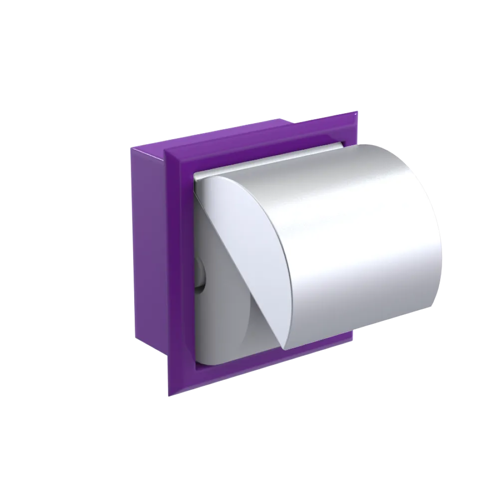 Rubinet RECESSED TOILET PAPER HOLDER Purple Haze