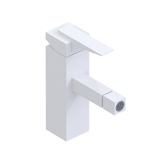 Rubinet Single Control Bidet Fitting (less drain) Matt White