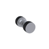 Rubinet Shower Door Knob (set) Satin Chrome