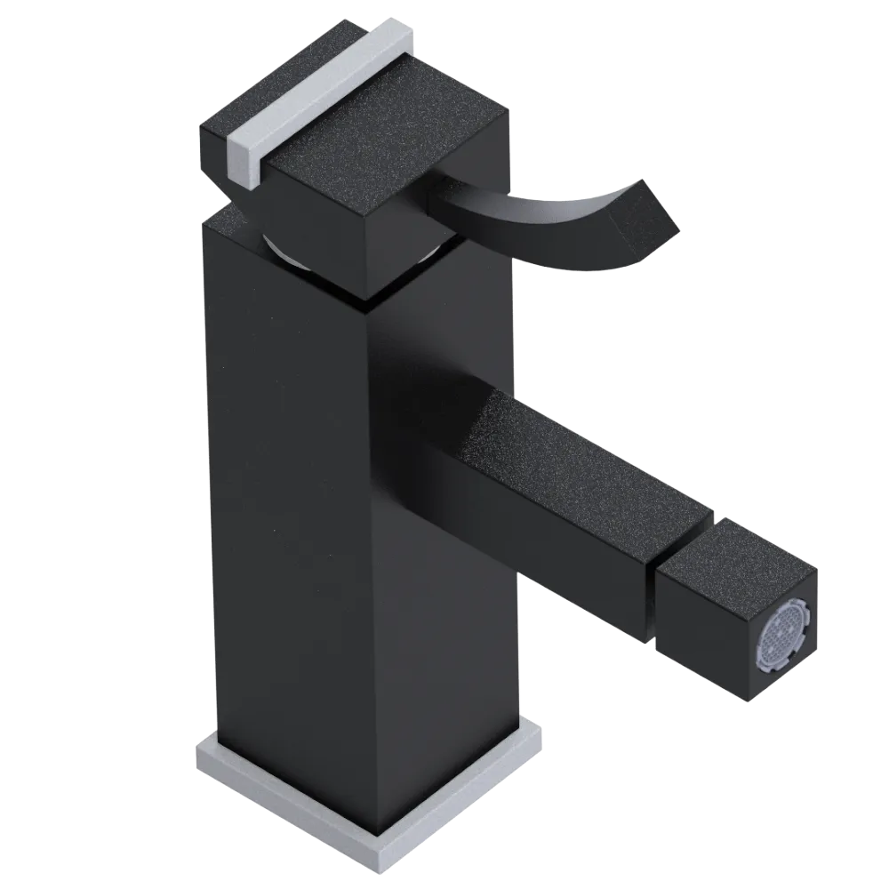 Rubinet Single Control Bidet Fitting (less drain) Matt Black