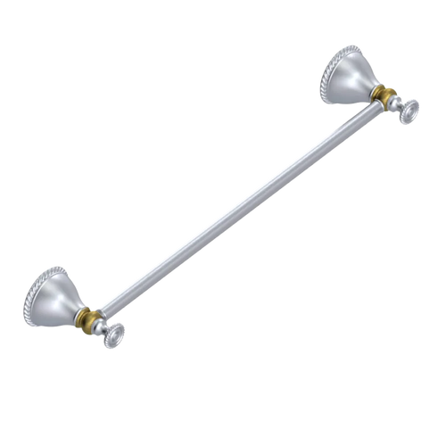 Rubinet Towel Bar 18" Satin Chrome