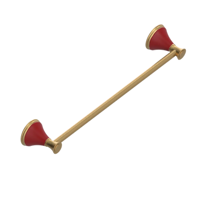 Rubinet Towel Bar 18" Satin Gold
