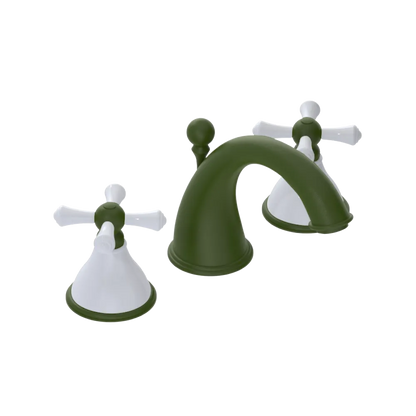 Rubinet Widespread Lav. Set. (less drain) Green Envy