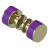 Rubinet Shower Door Knob (set) Natural Brass