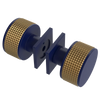 Rubinet Shower Door Knob (set) Midnight Blue