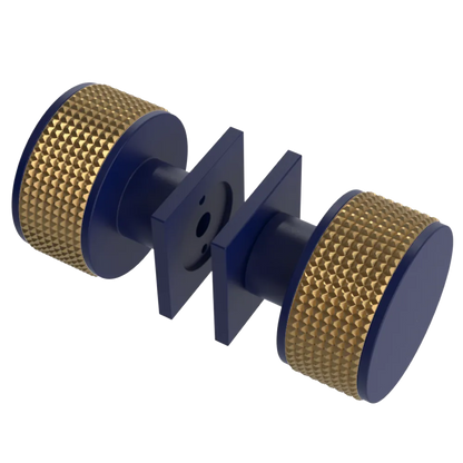 Rubinet Shower Door Knob (set) Midnight Blue