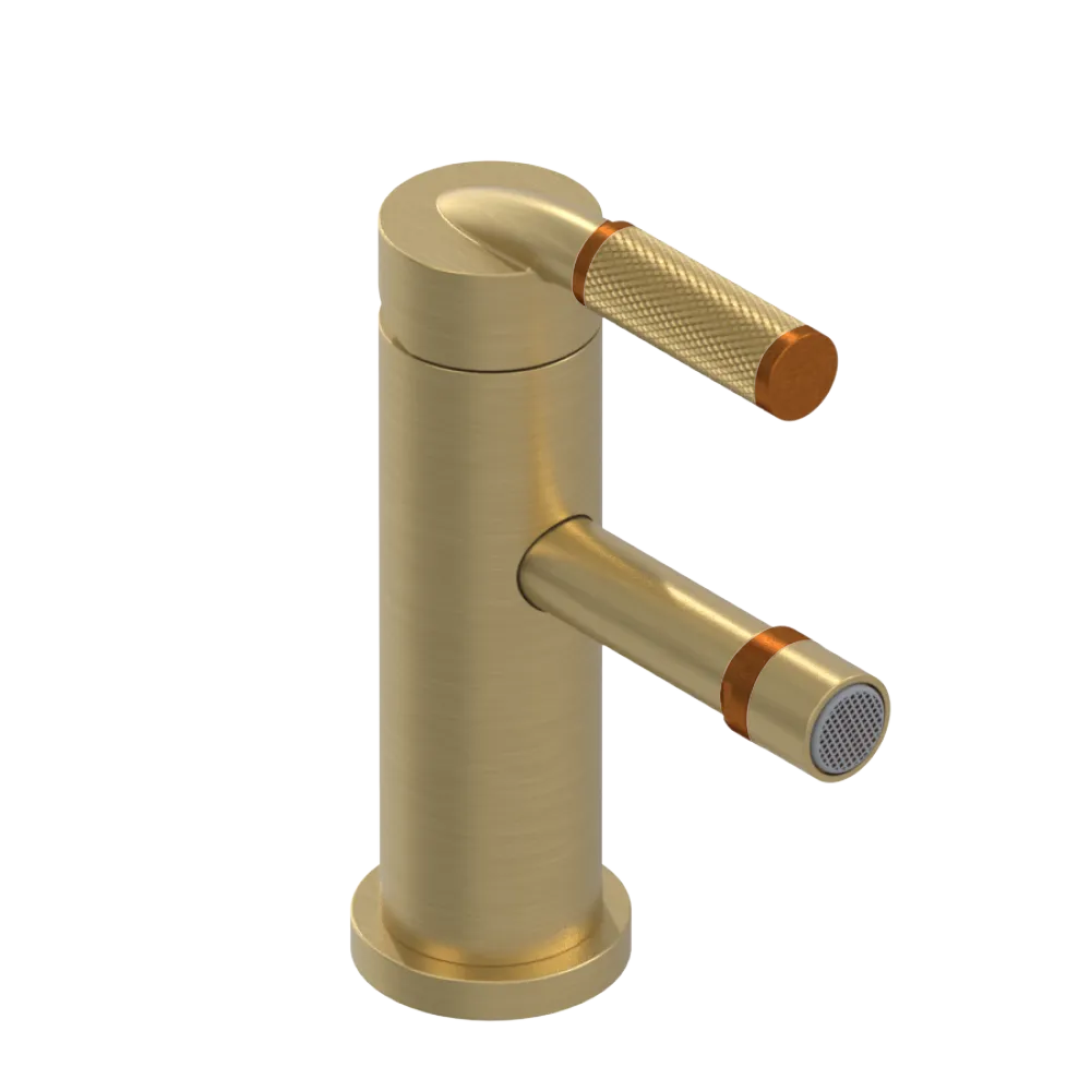 Rubinet Single Control Bidet Fitting (less drain) Satin Brass