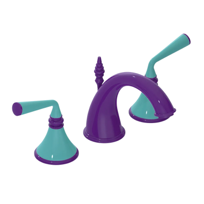 Rubinet Widespread Lav. Set. (less drain) Purple Haze