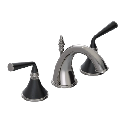 Rubinet Widespread Lav. Set. (less drain) Polished Nickel