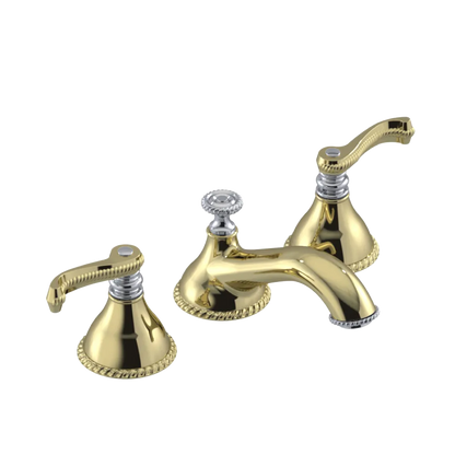 Rubinet Widespread Lav. Set. (less drain) Gold