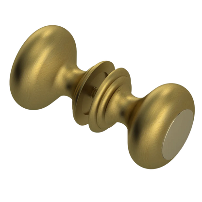 Rubinet Shower Door Knob (set) Antique Brass Matt