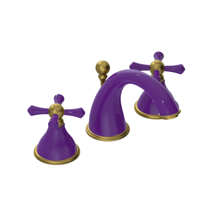 Rubinet Widespread Lav. Set. (less drain) Purple Haze