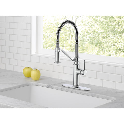 Delta PULLDOWN INDUSTRIAL SPRING KITCHEN