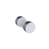 Rubinet Shower Door Knob (set) Matt White