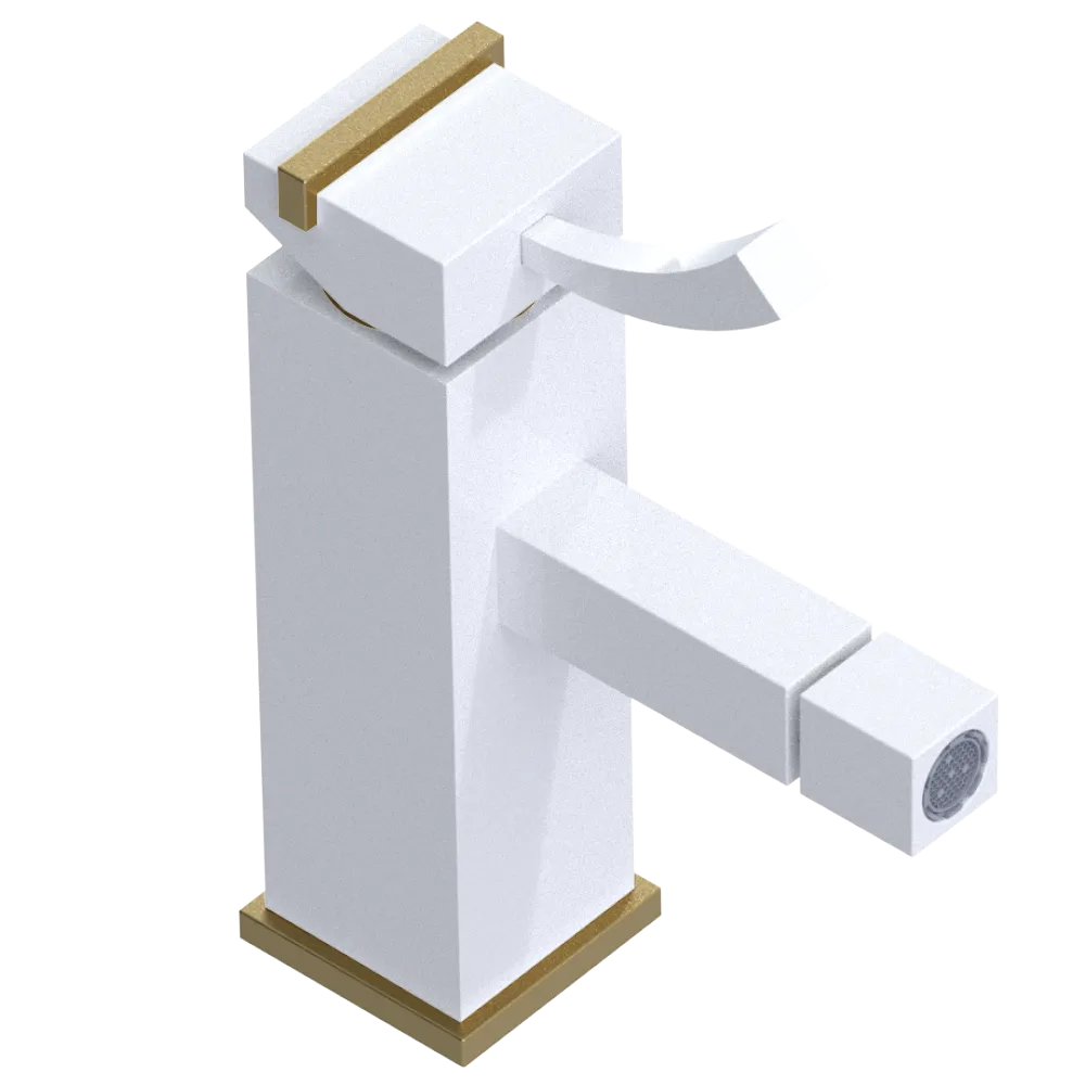 Rubinet Single Control Bidet Fitting (less drain) White