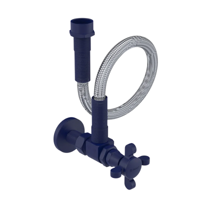 Rubinet Exposed Supply Kit (classic) x2 Midnight Blue
