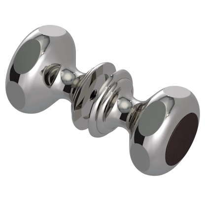Rubinet Shower Door Knob (set) Polished Nickel