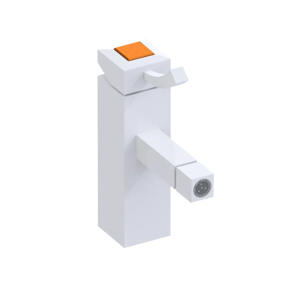 Rubinet Single Control Bidet Fitting (less drain) White