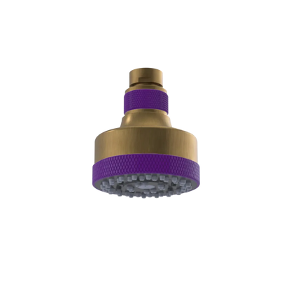 Rubinet 3 FUNCTION SHOWER HEAD Antique Brass Matt