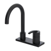 Rubinet 4" Centre Single Control Lav. Set. (less drain) Matt Black