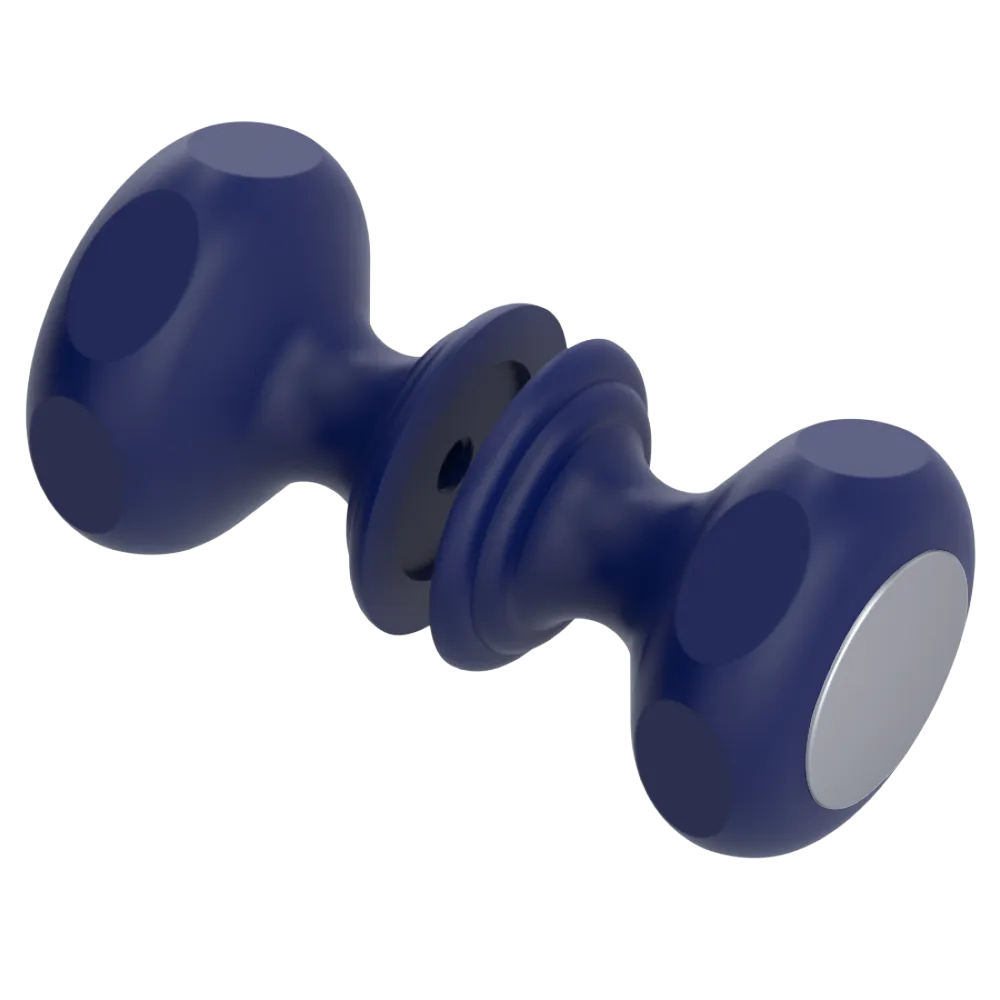 Rubinet Shower Door Knob (set) Midnight Blue