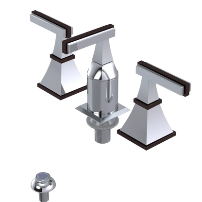 Rubinet Bidet Fitting with Spray, Diverter, and Vacum Breaker (Less Drain) Chrome