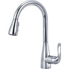 Grenville Single Handle Pull-down Kitchen Faucet - Chrome