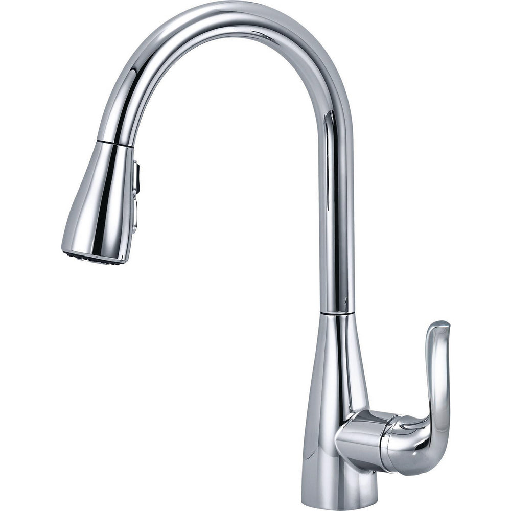 Grenville Single Handle Pull-down Kitchen Faucet - Chrome
