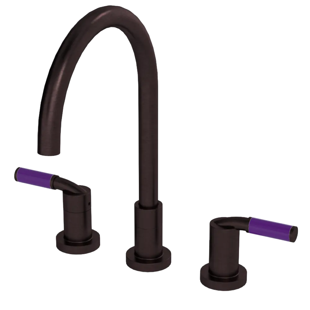 Rubinet Widespread Kitchen Set Oil Rubbed Bronze