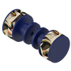 Rubinet Shower Door Knob (set) Midnight Blue