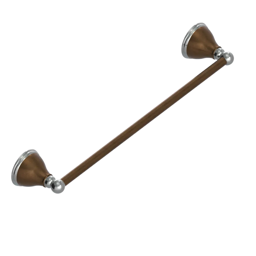 Rubinet Towel Bar 18" Tuscan Brass