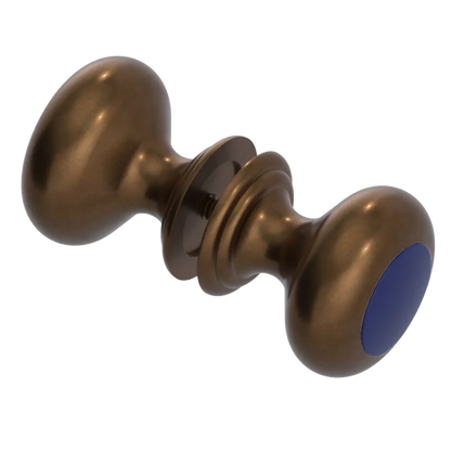 Rubinet Shower Door Knob (set) Tuscan Brass