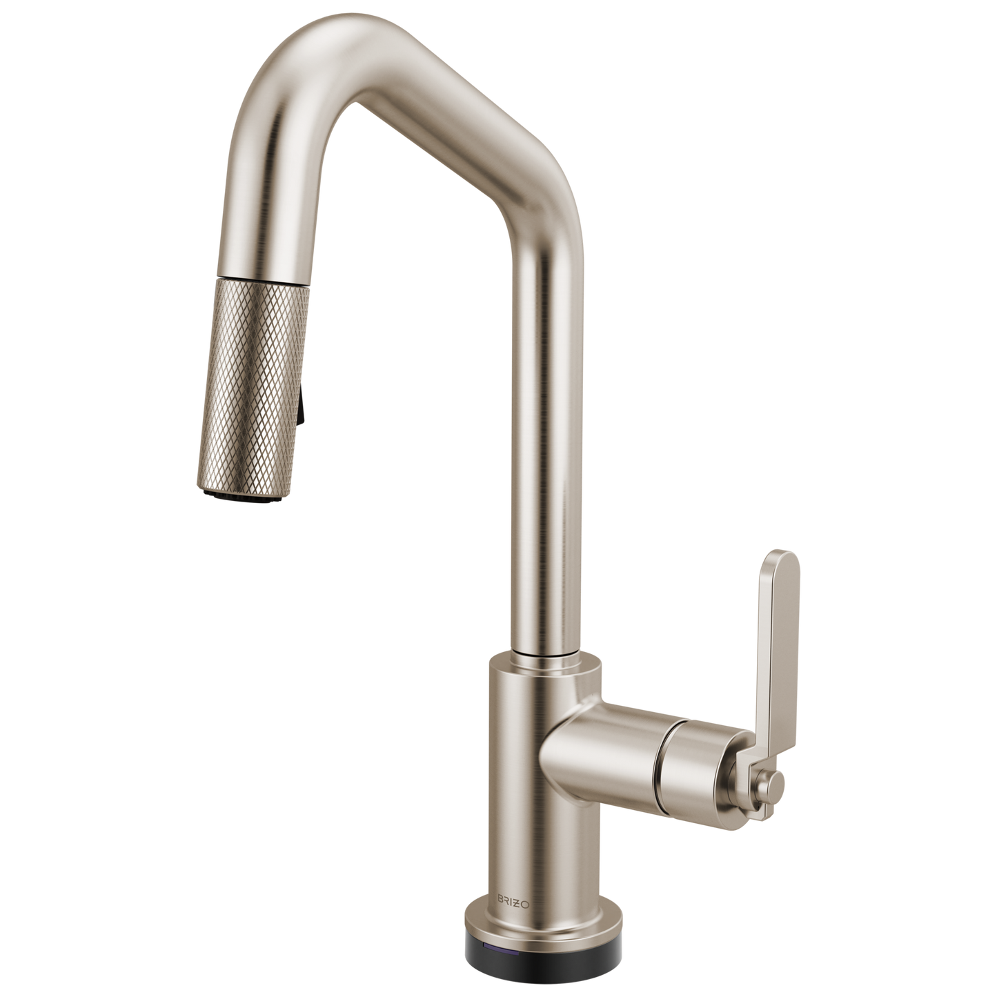 Brizo Smarttouch Pull Down Prep Faucet With Angle Spout Industrial Handle