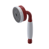 Rubinet 3 Function Hand Held Shower Only Maroon