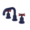 Rubinet Widespread Lav. Set. (less drain) Midnight Blue