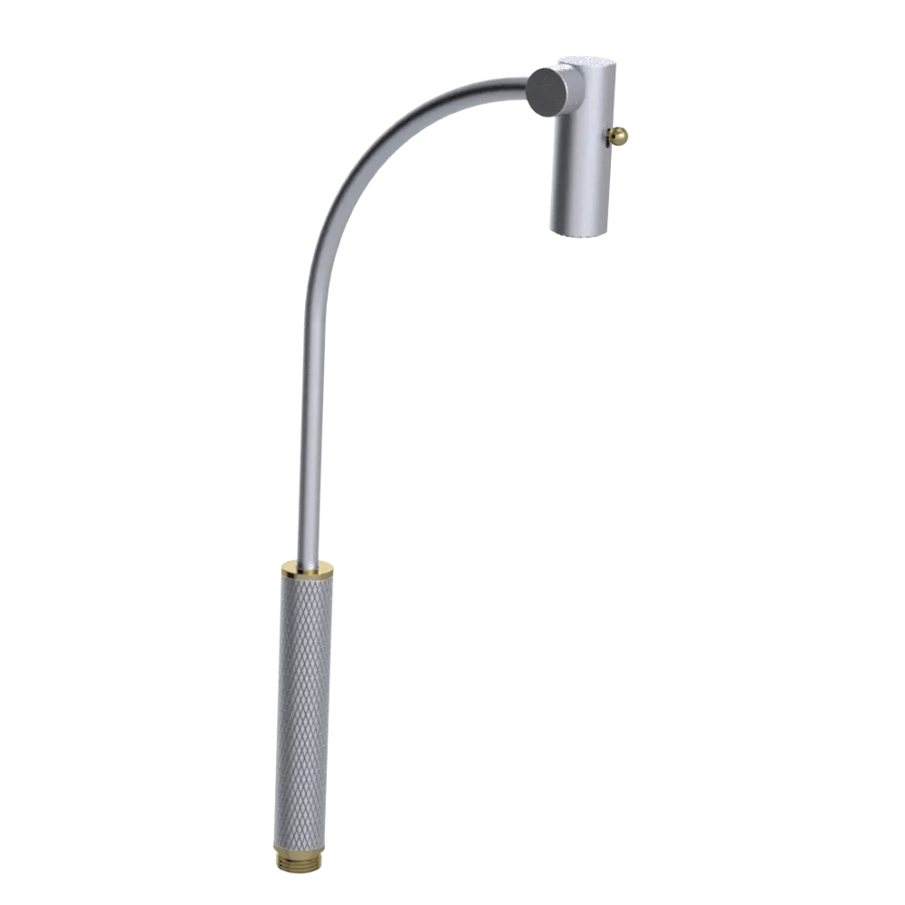 Rubinet Hand Held Shower Bidet Only Satin Chrome