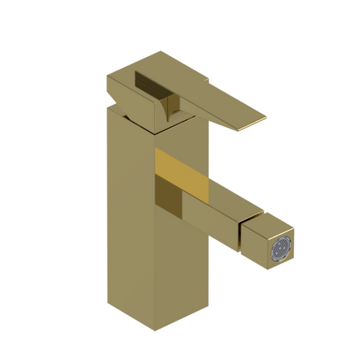 Rubinet Single Control Bidet Fitting (less drain) Natural Brass