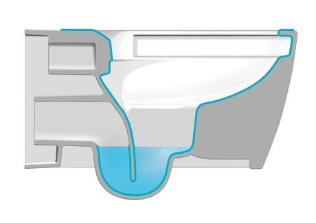Duravit ME by Starck Wall Mount Toilet Kit - White WD7022000091 - Product Image