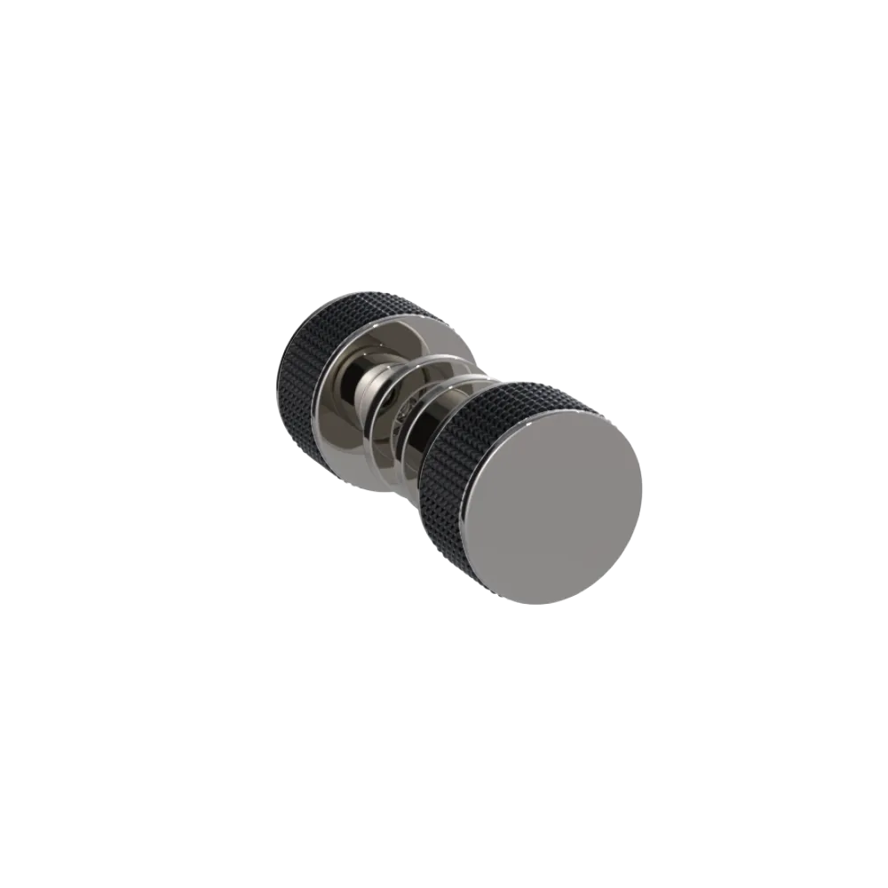 Rubinet Shower Door Knob (set) Polished Nickel