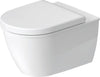 Duravit Darling New Wall-Mounted Toilet – Rimless, Dual Flush 1.6/0.8 Gpf #254509