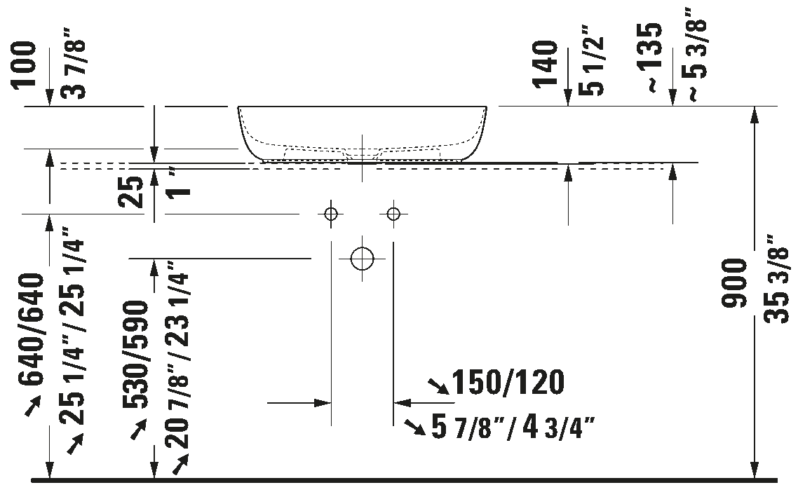 DuraCeram Vessel Sink #037960