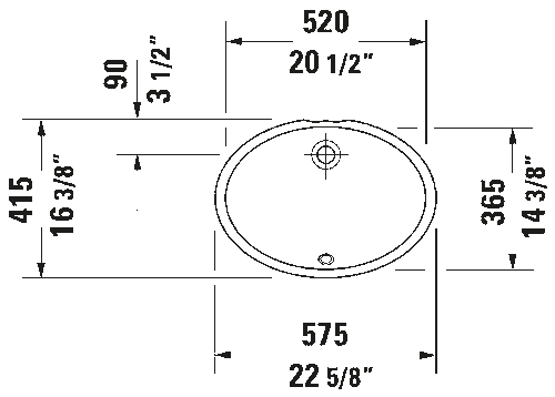 Duravit Design Classics Undermount Sink Design by Duravit