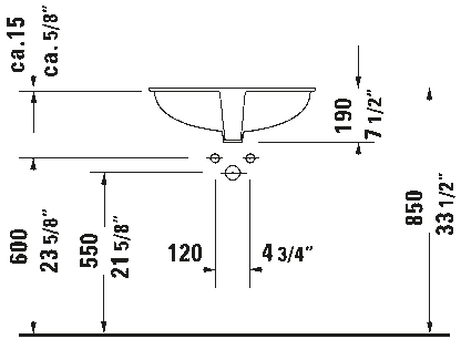 Duravit Design Classics Undermount Sink Design by Duravit