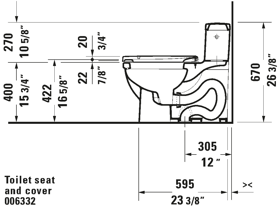 Duravit Starck 3 Elongated Slow Close Seat #006332