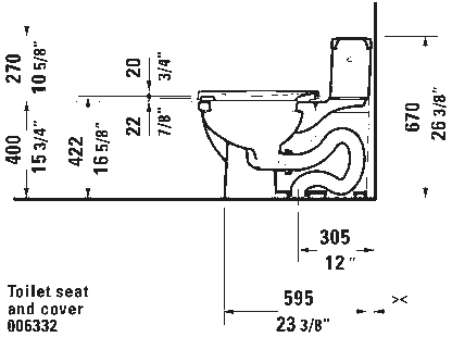 Duravit Starck 3 Elongated Slow Close Seat #006332