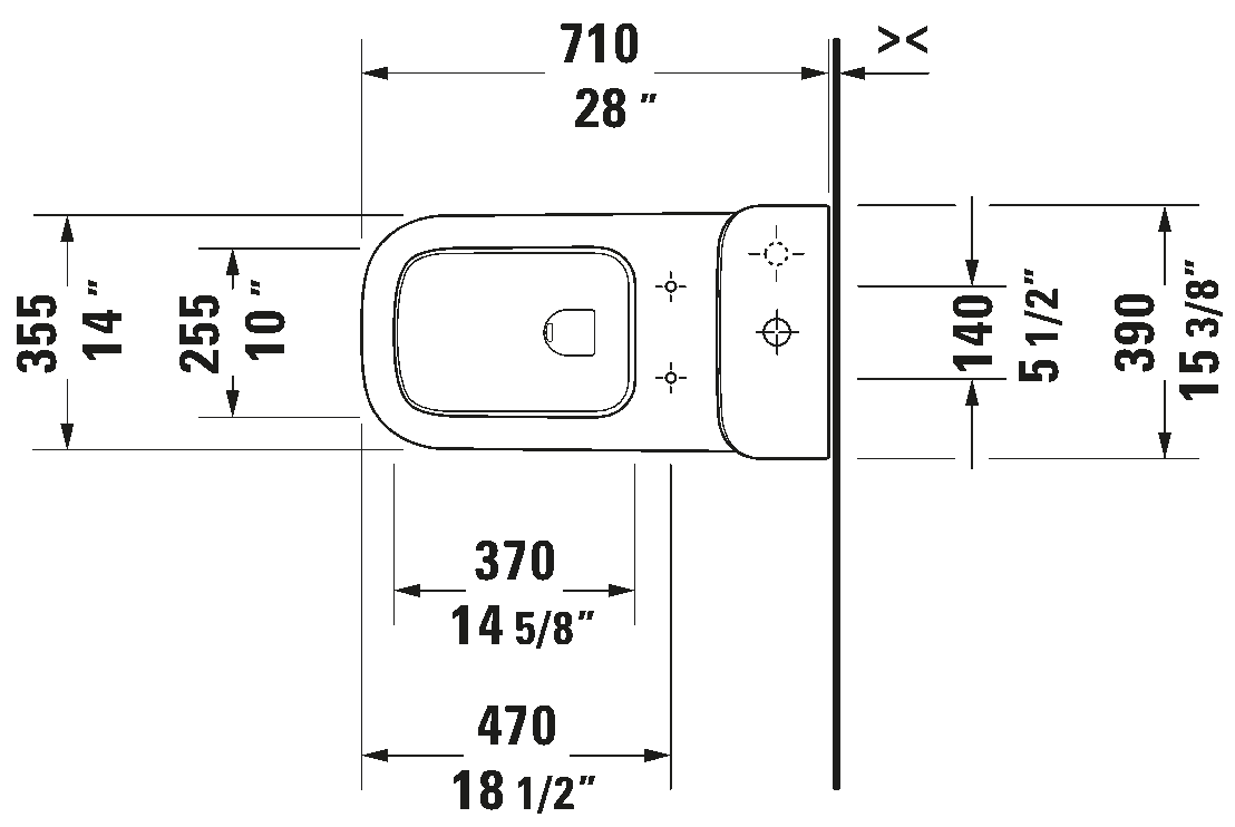 Duravit One Piece Toilet #212101